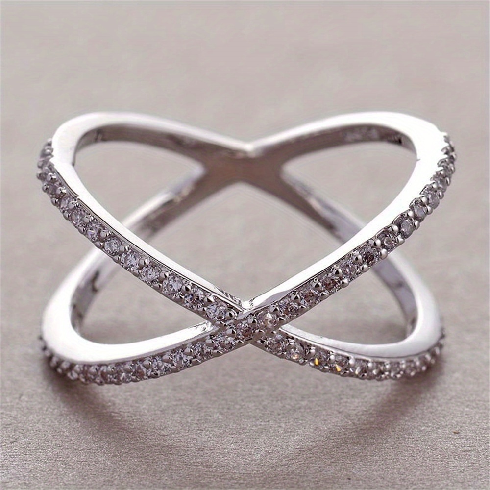Zirconia Wedding Ring Set for Women Engagement